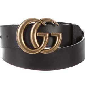 Gucci Leather GG Belt
